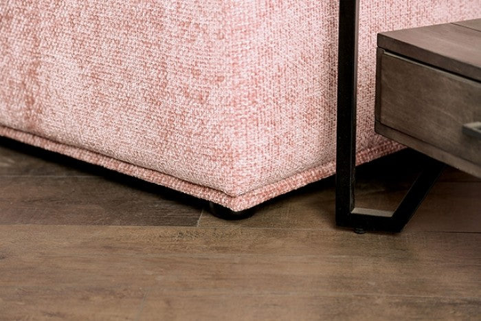 Stavanger Pink Curved 3-Seater - Image 4