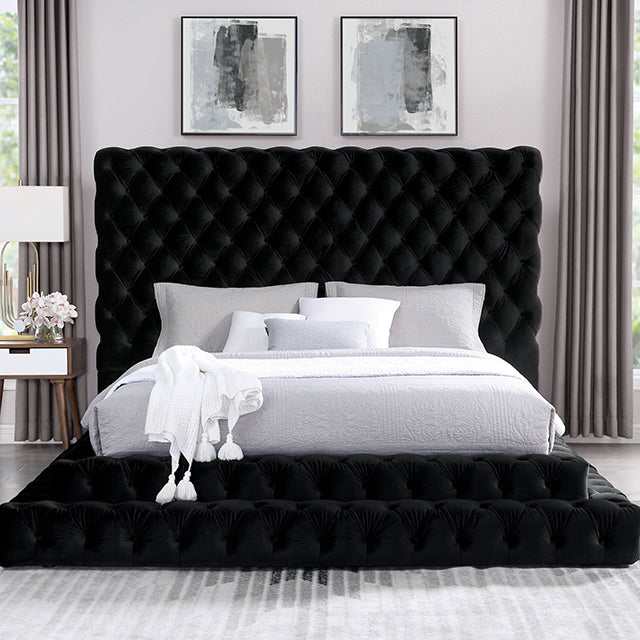 Stefania Black Eastern King Bed - Image 4