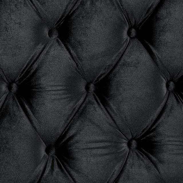 Stefania Black Queen Platform Bed - Image 4