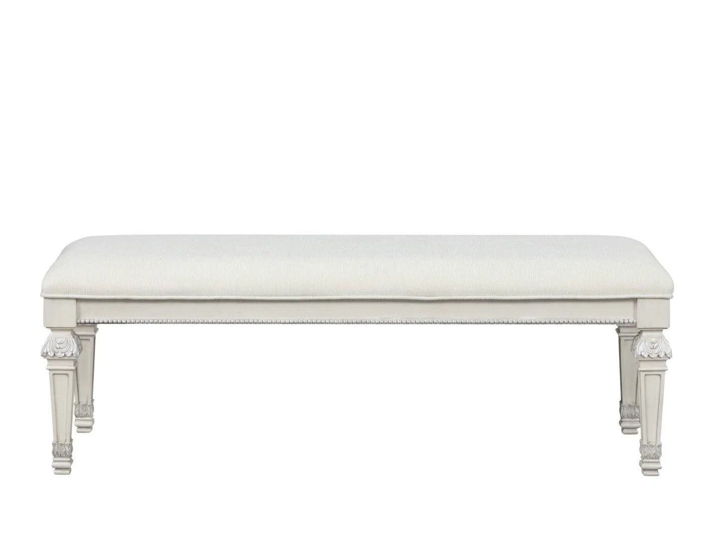 Stella Mia Creamy White Bedroom Bench