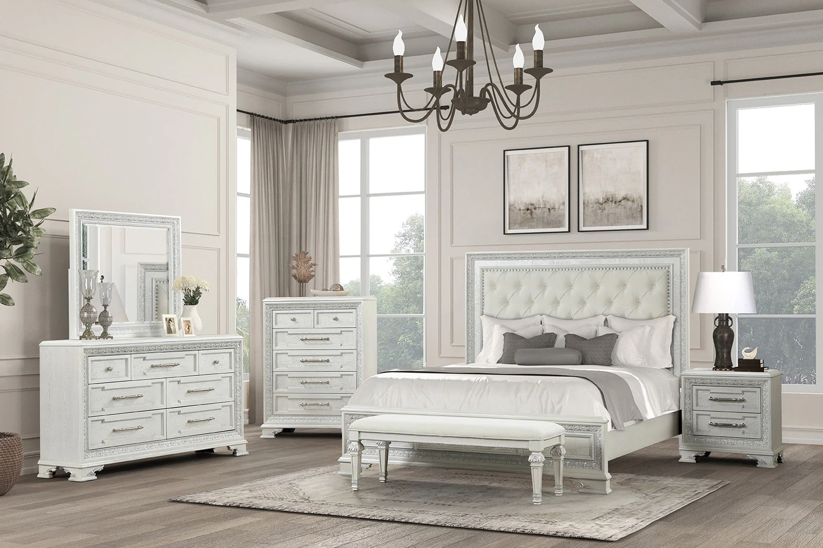 Stella Mia Creamy White Chest - Image 4