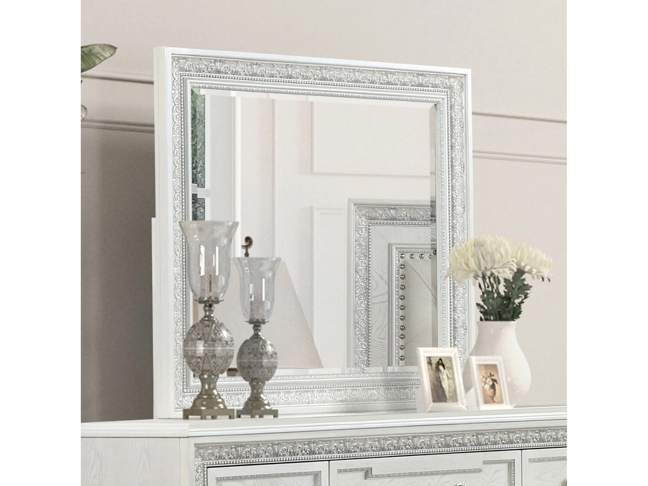 Stella Mia Creamy White Mirror