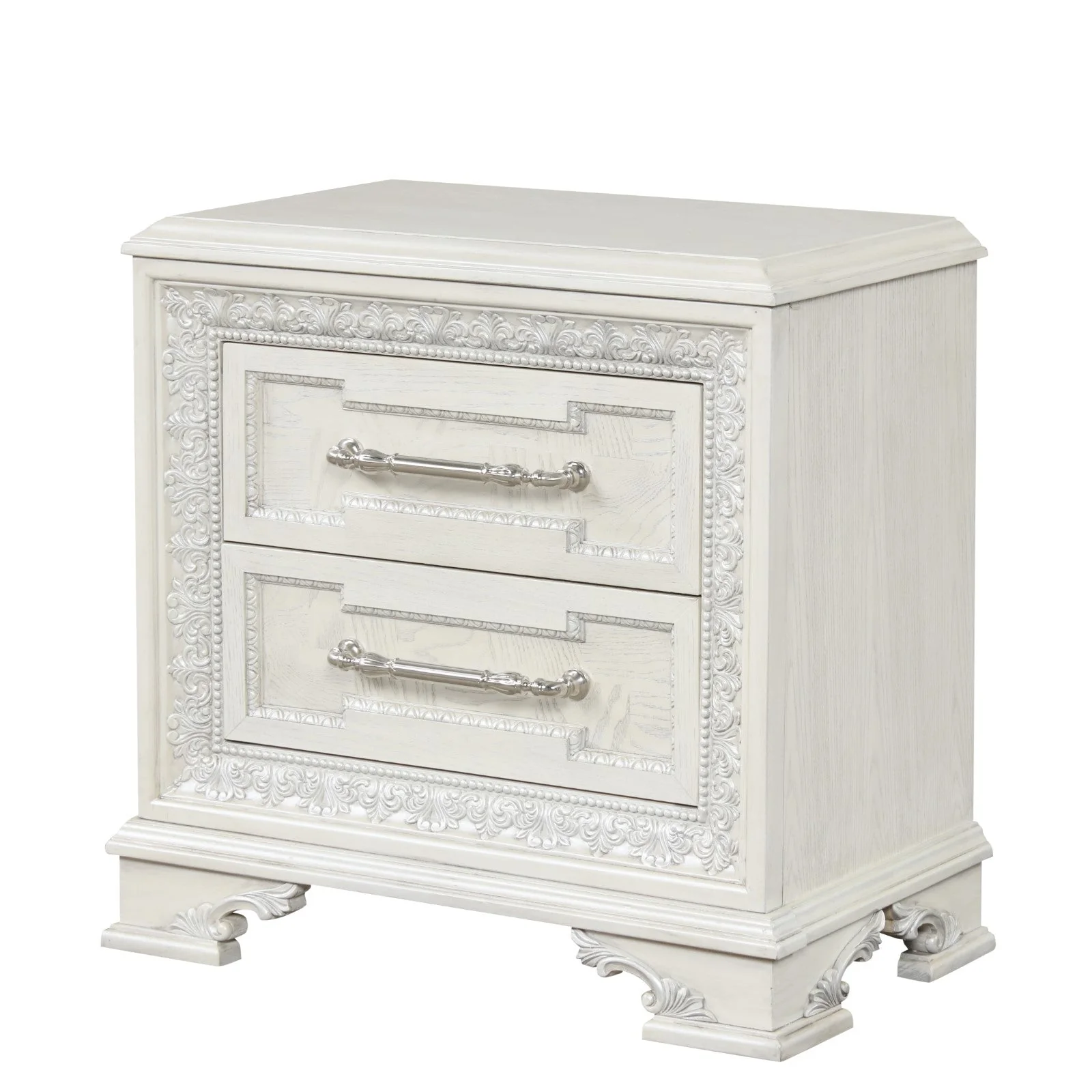 Stella Mia Creamy White Nightstand - Image 3