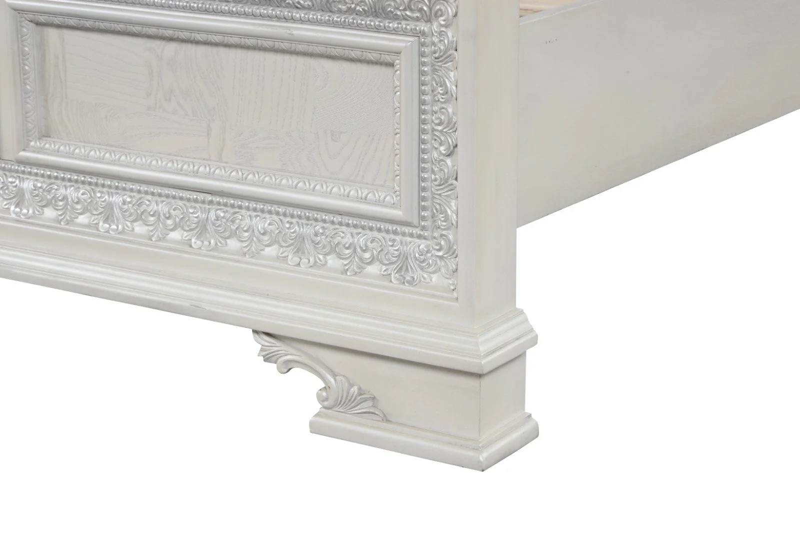 Stella Mia Creamy White Queen Full Bed - Image 4