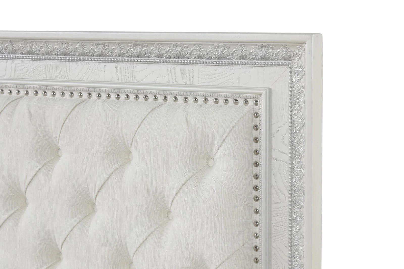 Stella Mia Creamy White Queen Full Bed - Image 5