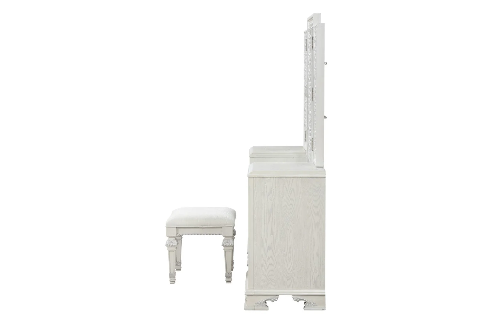 Stella Mia Creamy White Vanity - Image 4