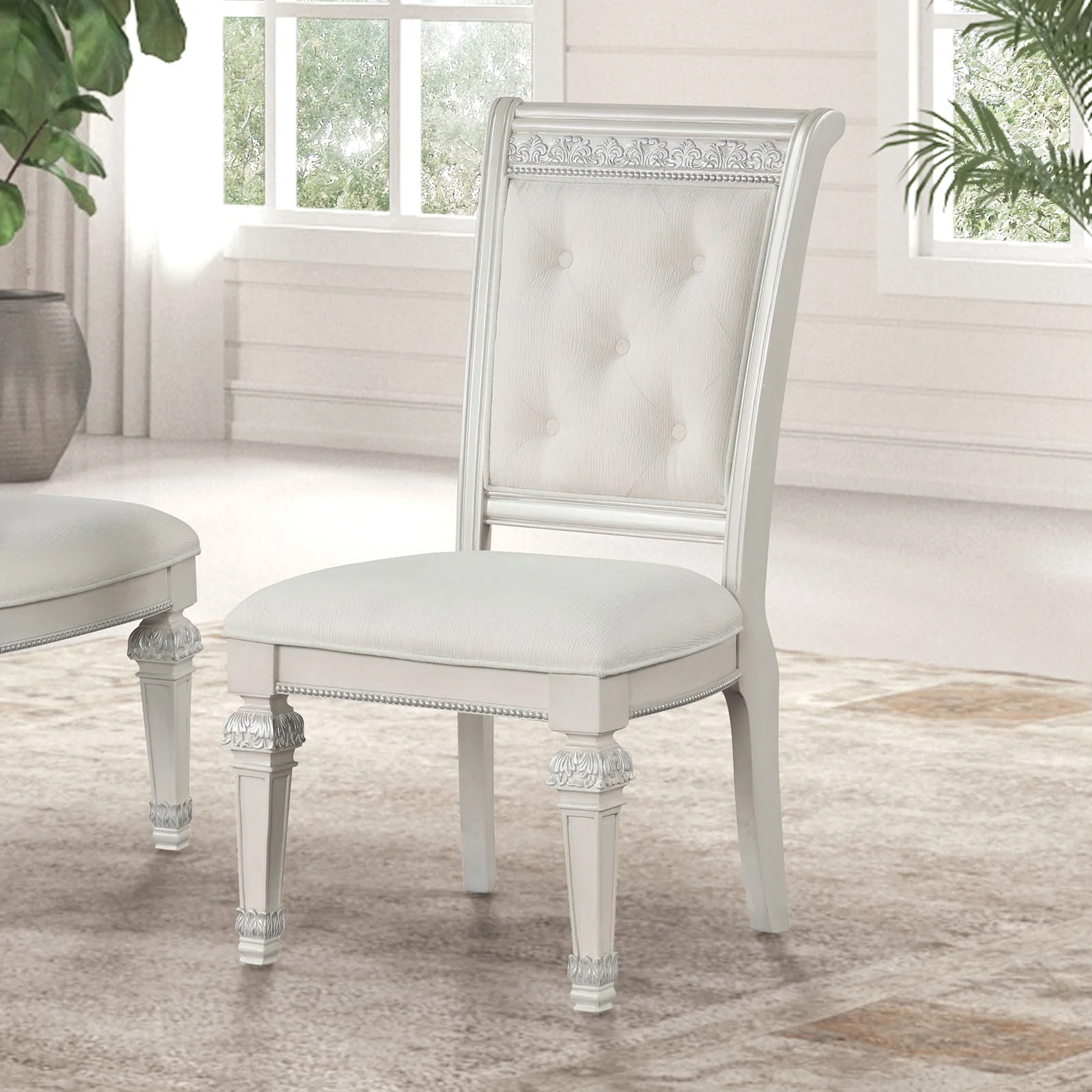 Stella Mia Ivory 9 Piece Dining Set - Image 8