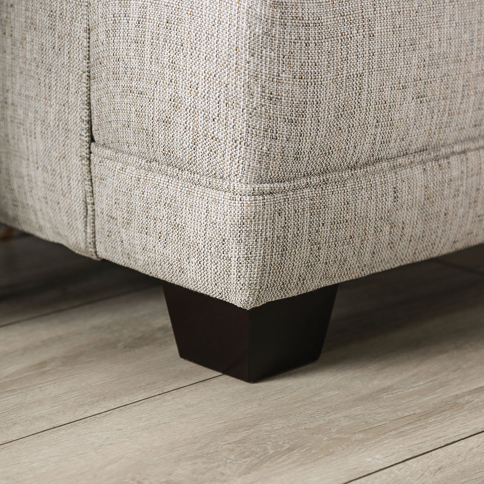 Stephney Gray/Gold Sofa - Image 3