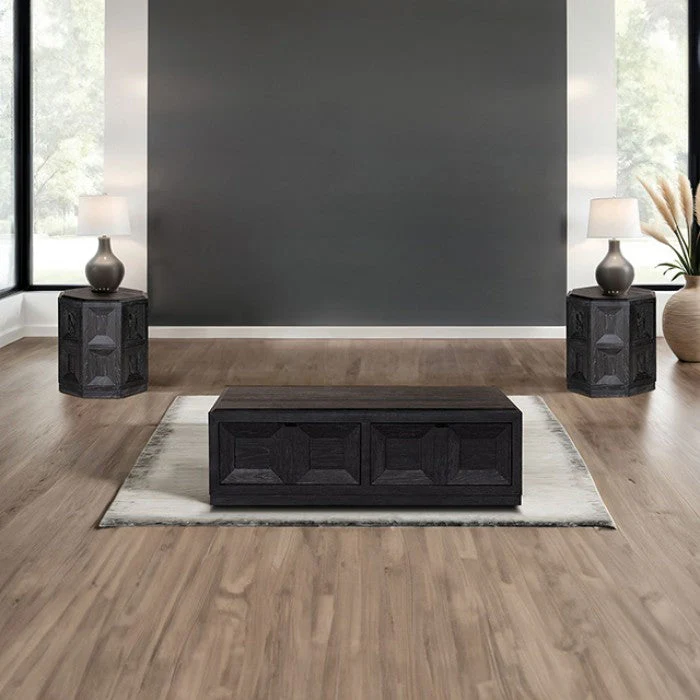 Sterling West Black End Table - Image 2