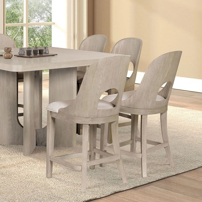 Sterling West White Oak Counter Height 7 Piece Dining Set - Image 5