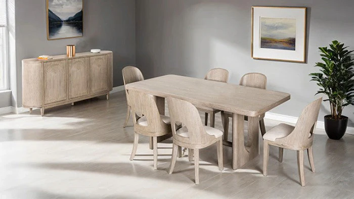 Sterling West White Oak Dining Table - Image 4