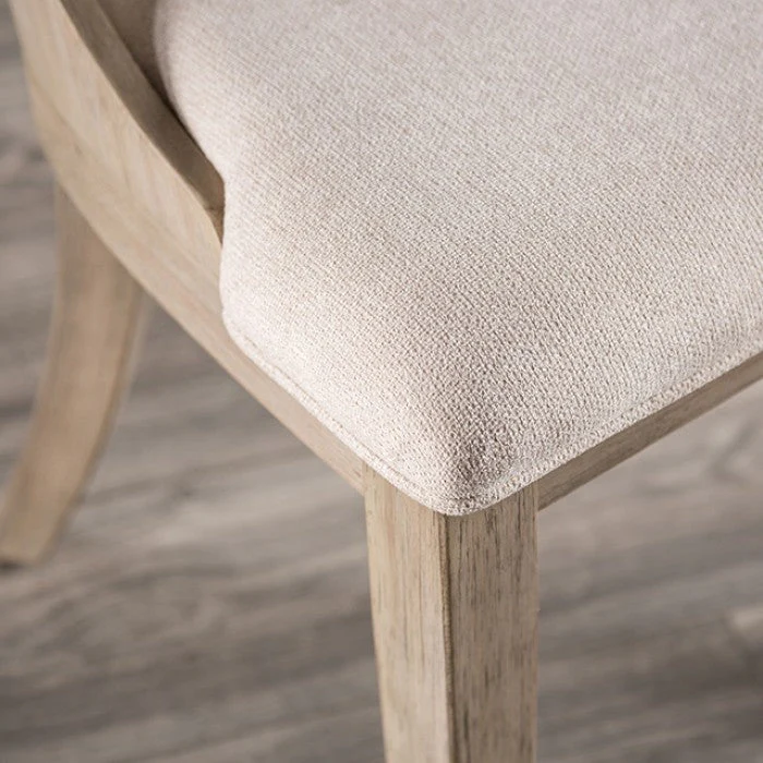 Sterling WestWhite Oak/Beige Side Chair - Image 3