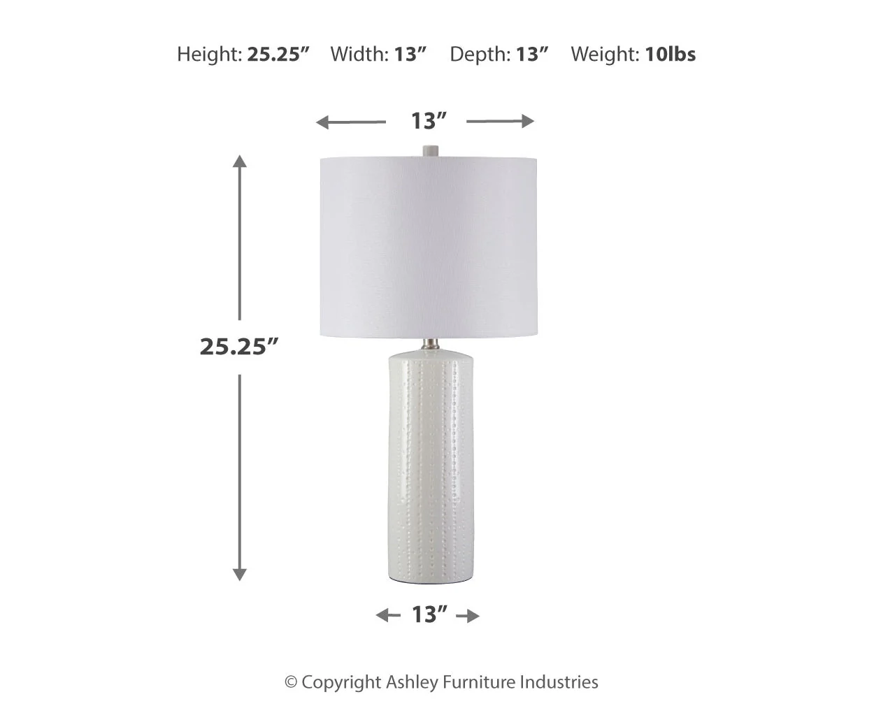 Steuben Ceramic Table Lamp - Image 4