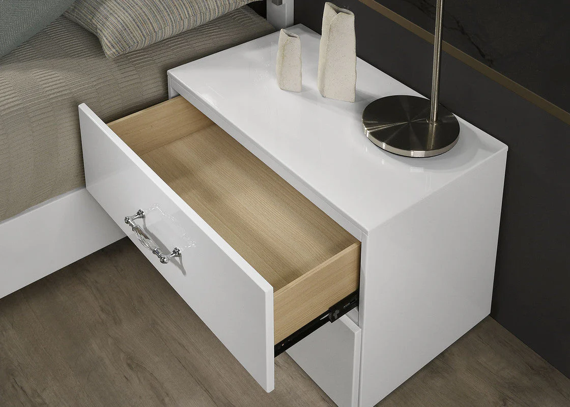 Stoholm White Nightstand - Image 2