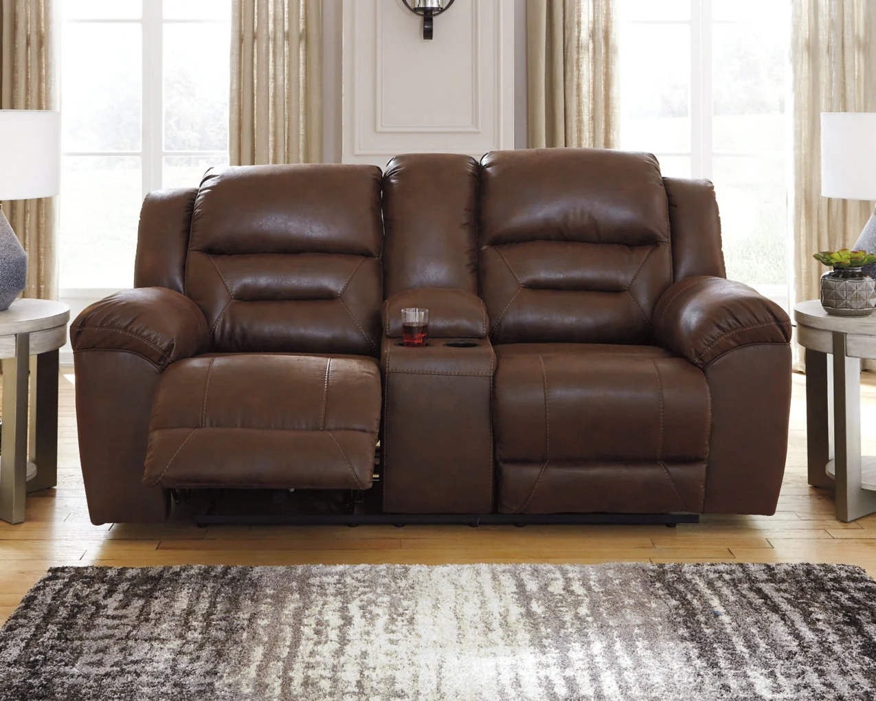 Stoneland DBL Reclining Loveseat - Image 4