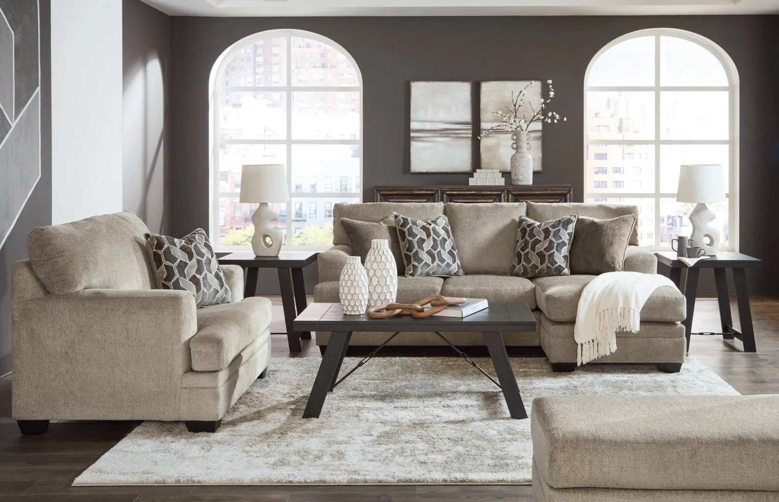 Stonemeade Sofa and Loveseat - Image 2