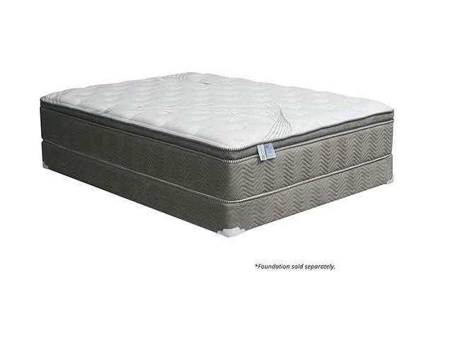 Stormin White/Gray 13" Euro Pillow Top Queen Mattress