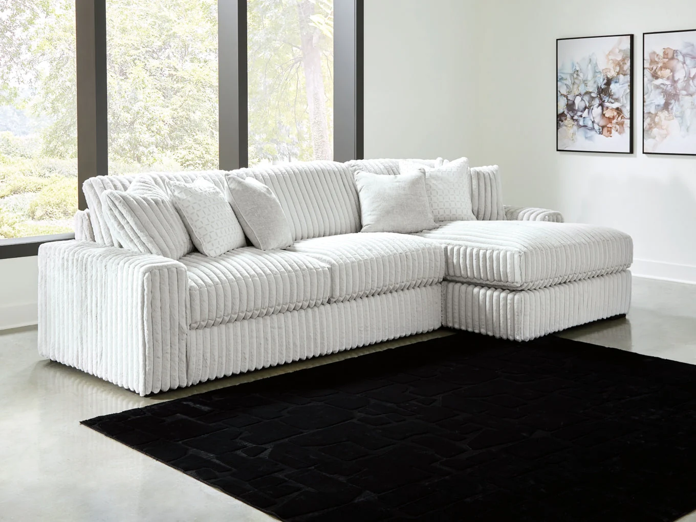 Stupendous 2-Piece Sectional with Chaise - Image 5