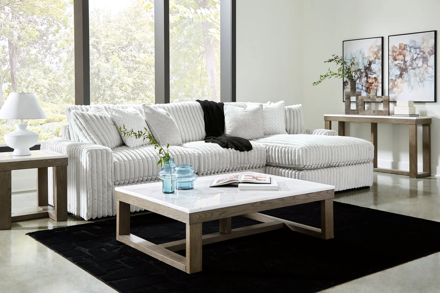 Stupendous 2-Piece Sectional with Chaise - Image 6