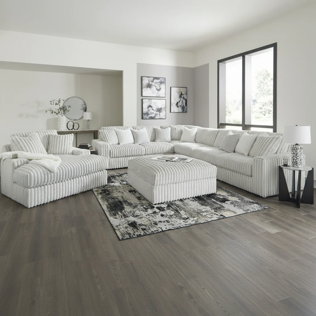 Stupendous 3-Piece Sectional with Chaise - Image 2
