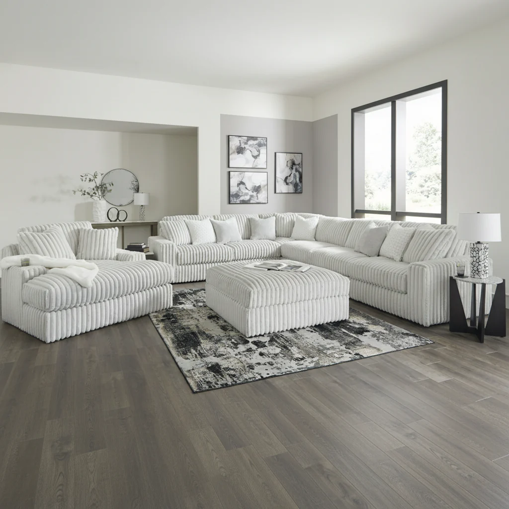 Stupendous 4-Piece Sectional with Chaise - Image 2