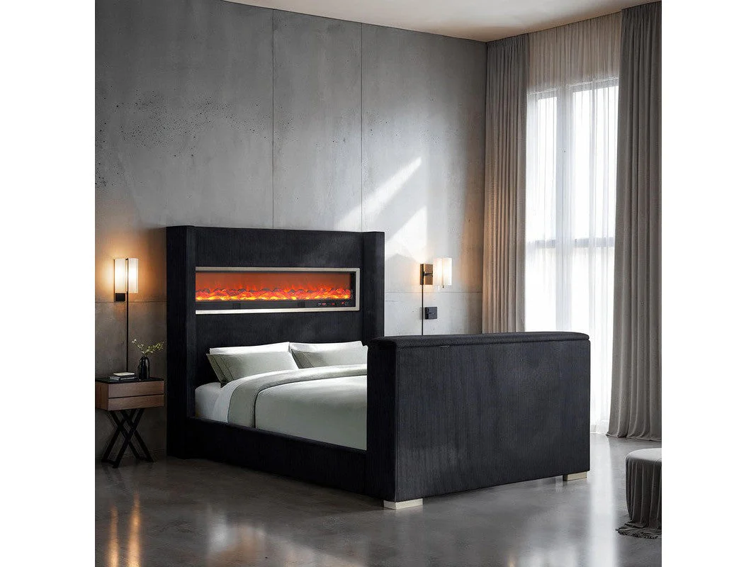 Sumter Black Queen Bed