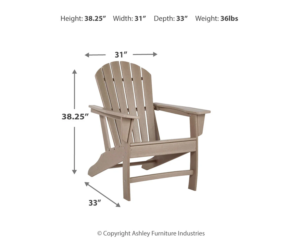 Sundown Treasure Adirondack Chair - Image 12