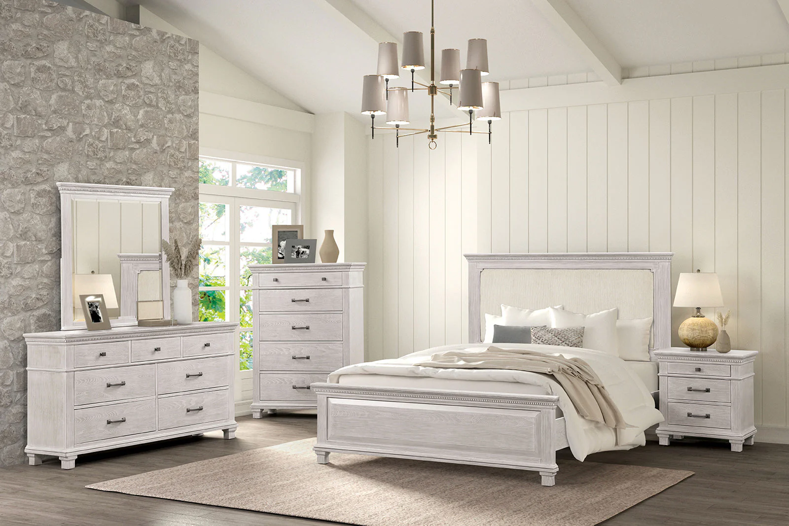 Swanley Weathered Gray Queen Bed - Image 8