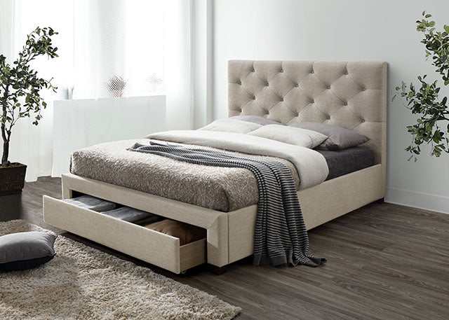 Sybella Beige Eastern King Bed - Image 2
