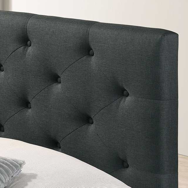 Sybella Dark Gray California King Bed - Image 3