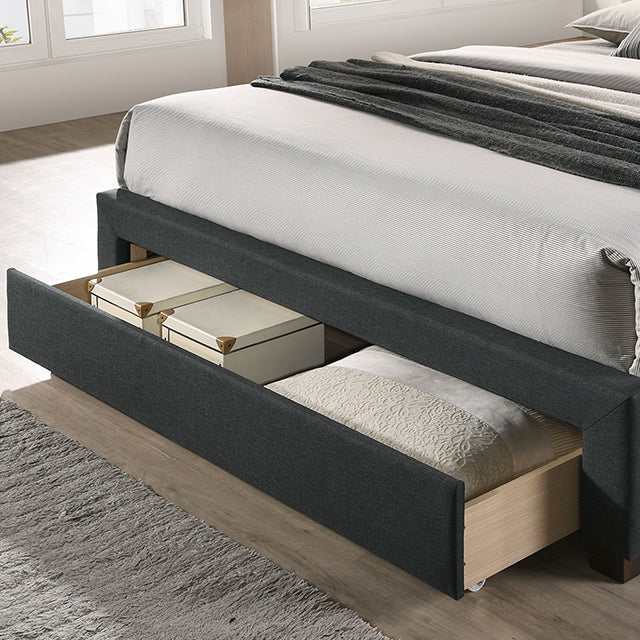 Sybella Dark Gray California King Bed - Image 4