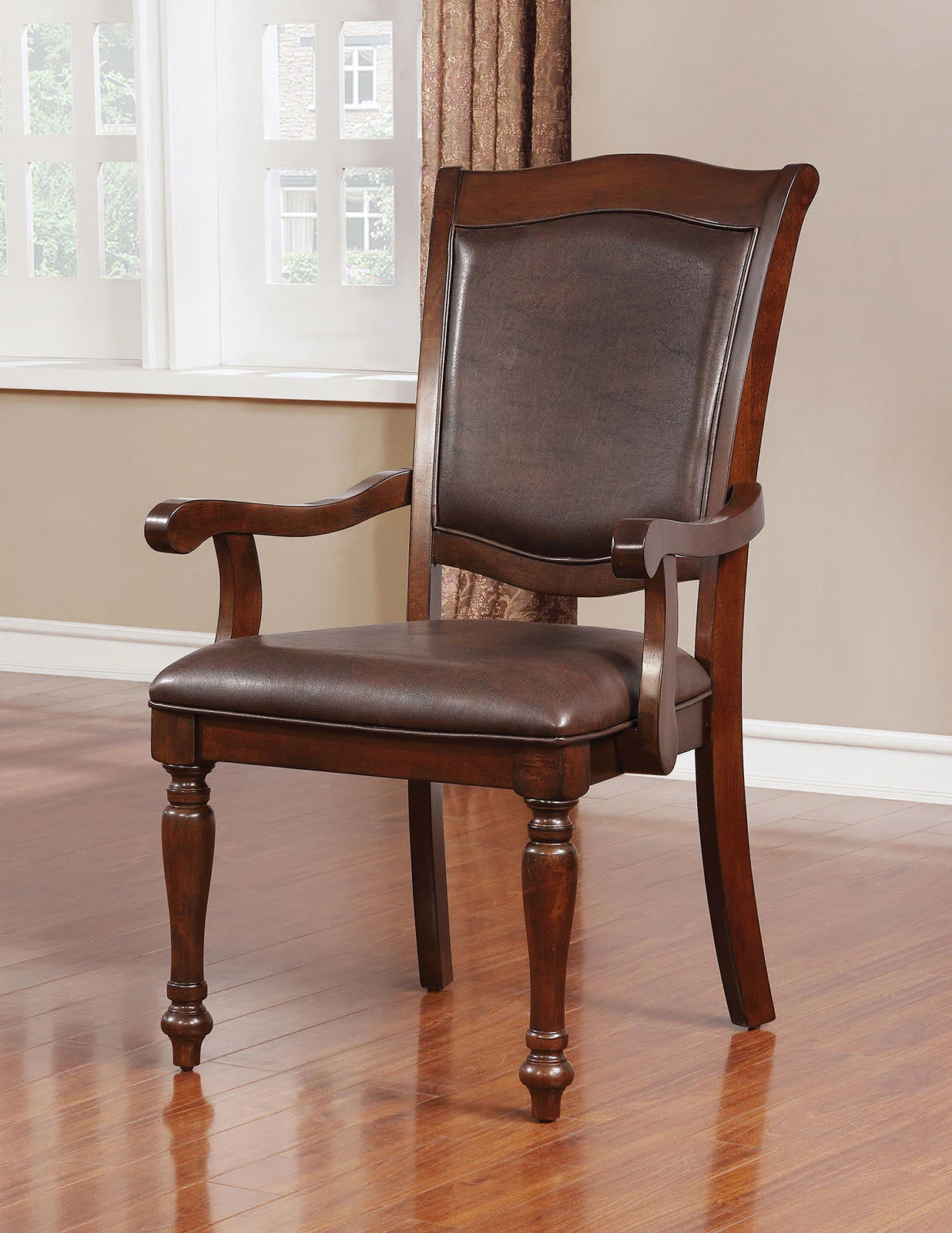 Sylvana Brown Cherry/Espresso 9 Pc. Dining Room Set - Image 6