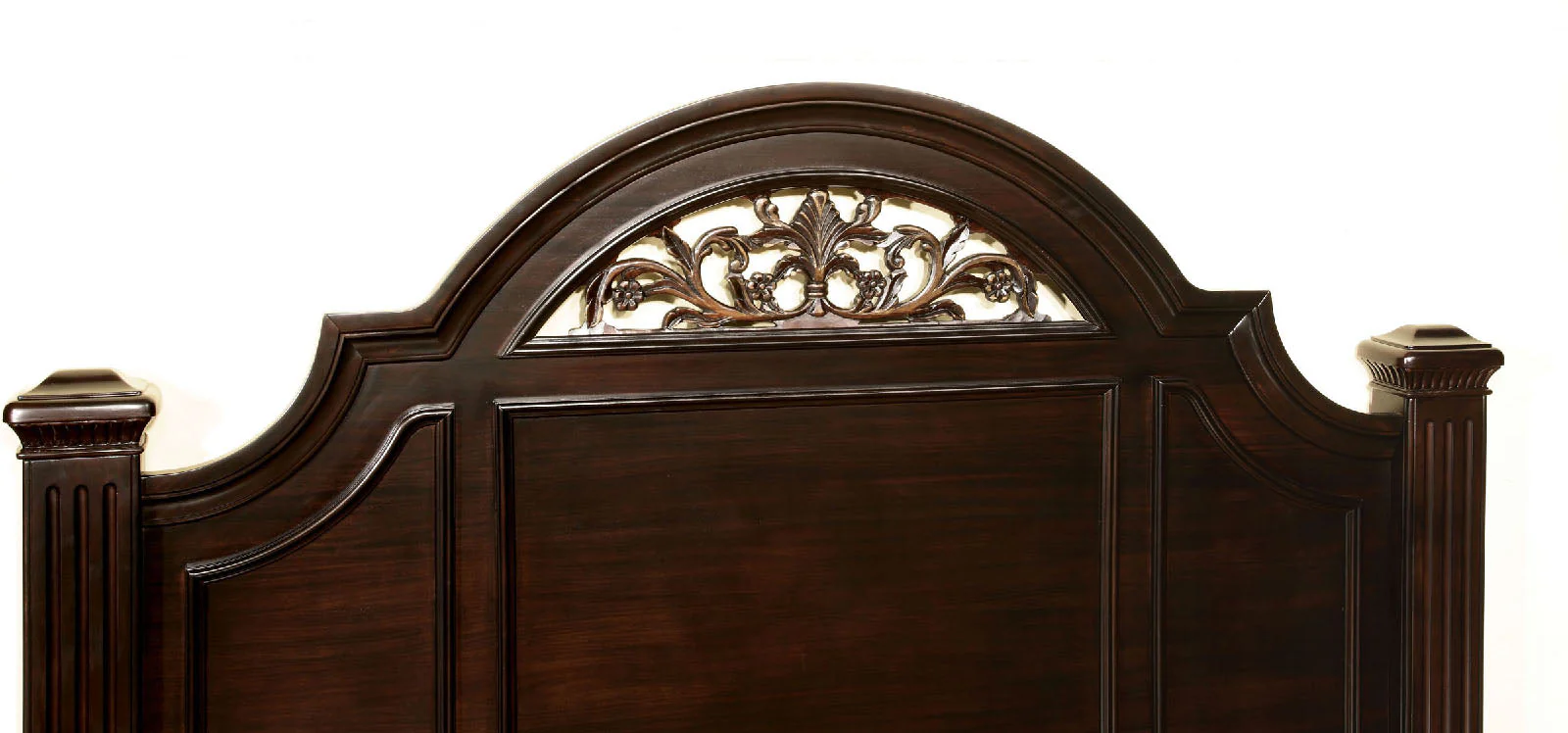 Syracuse Dark Walnut 5 Pc. Queen Bedroom Set w/ Chest - Image 3