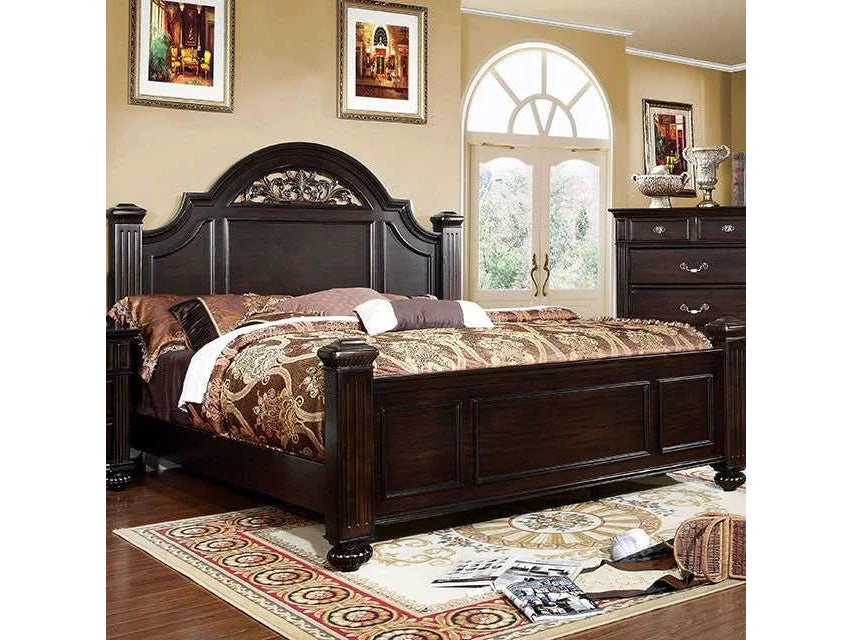 Syracuse Dark Walnut California King Bed