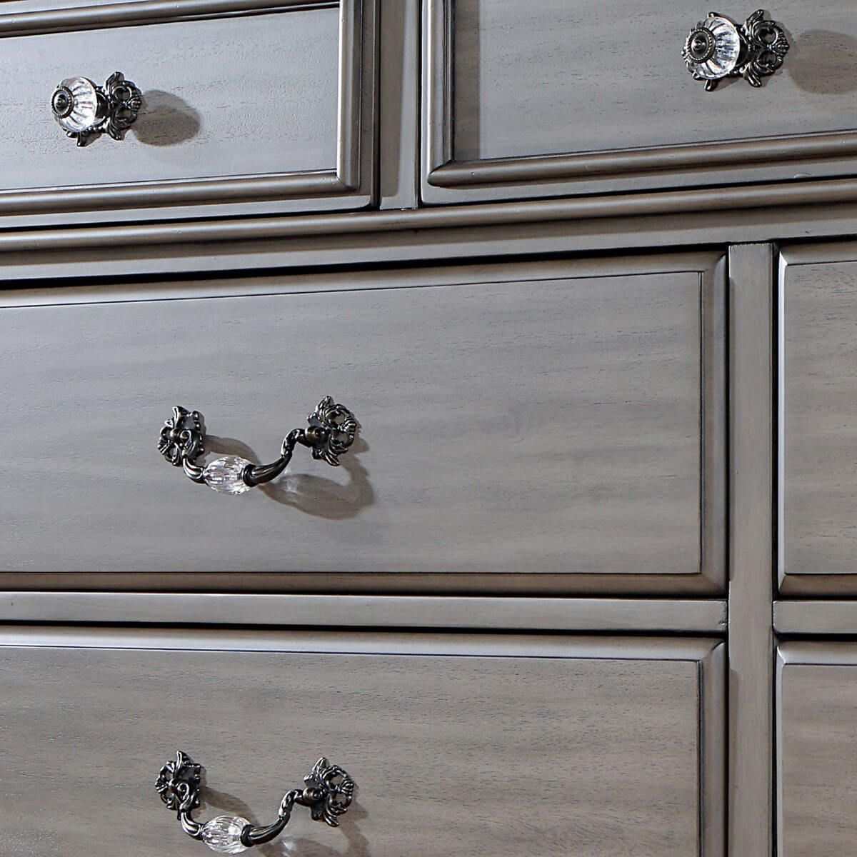 Syracuse Gray 4pc Queen Bedroom Set - Image 7