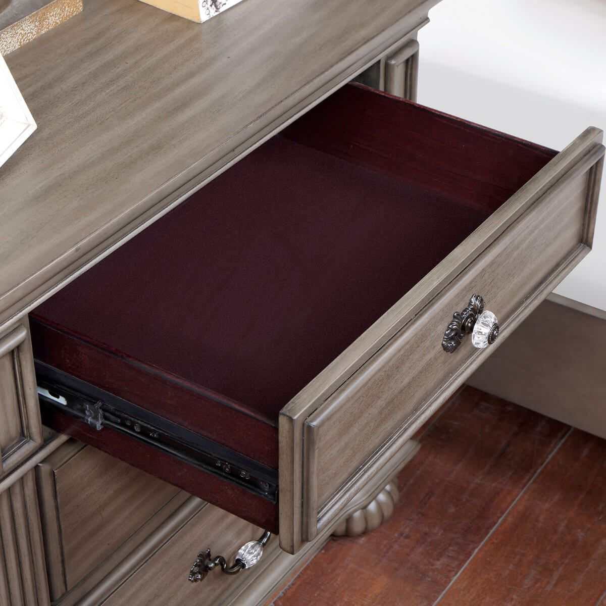 Syracuse Gray 5pc Queen Bedroom Set w/ 2NS - Image 7
