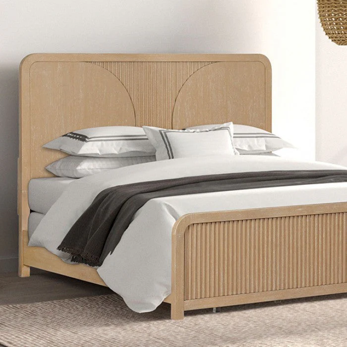 Tangentry Natural Queen 5 Piece Bedroom Set w/2 Nightstands - Image 2
