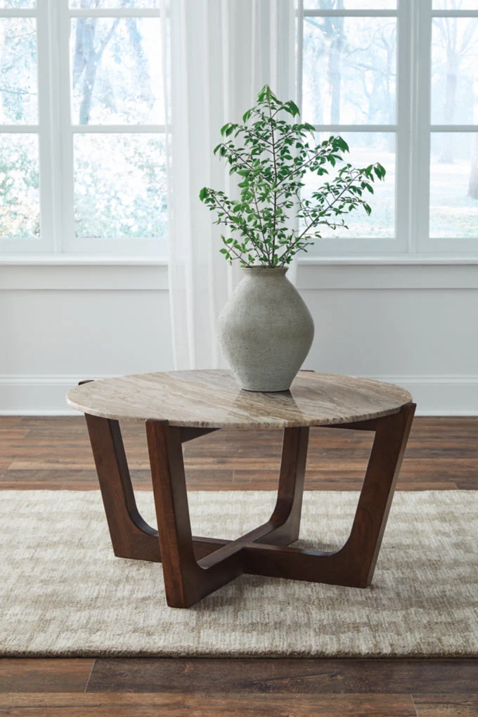 Tanidore Round Cocktail Table - Image 2