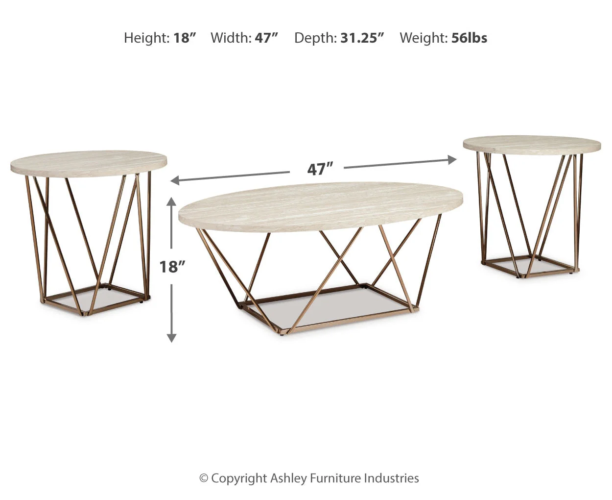 Tarica Occasional Table Set - Image 4
