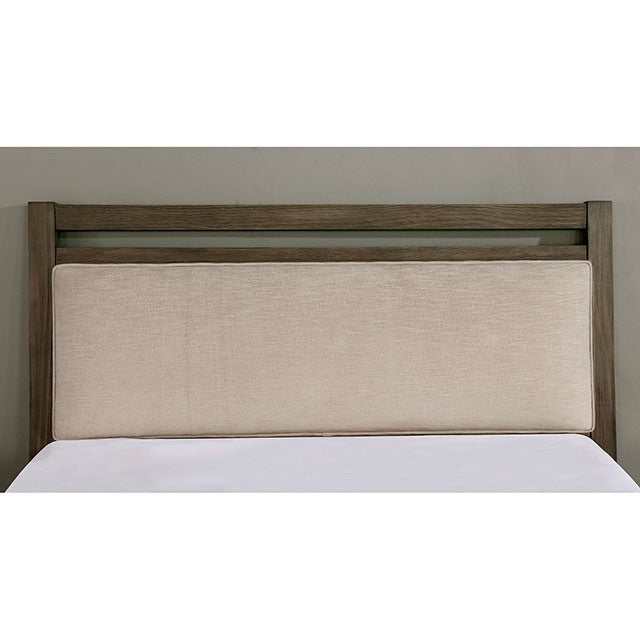 Tawana Warm Gray/Beige Queen Bed - Image 4