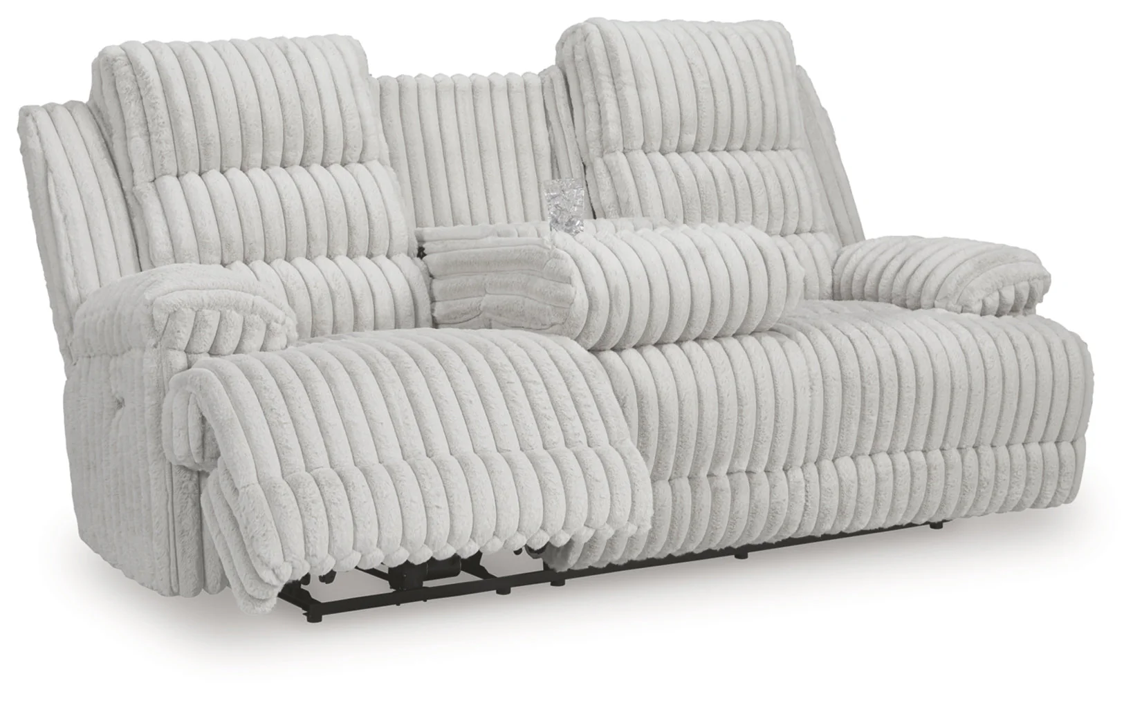 Technique Reclining Power Sofa w/Drop Down Table