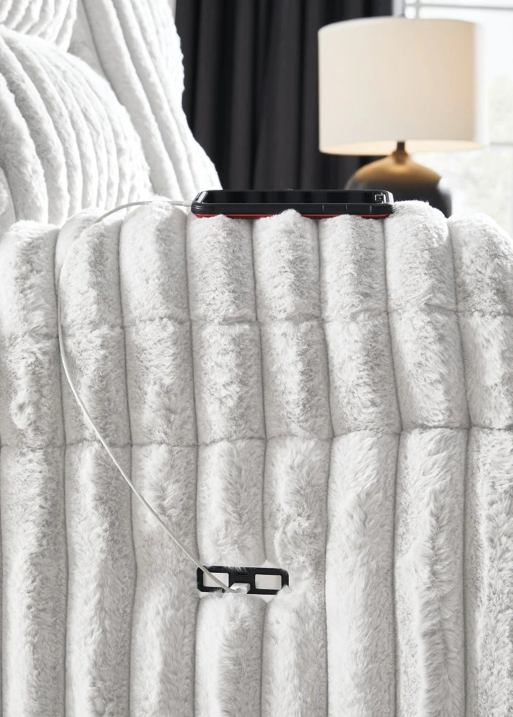 Technique Reclining Power Sofa w/Drop Down Table - Image 8