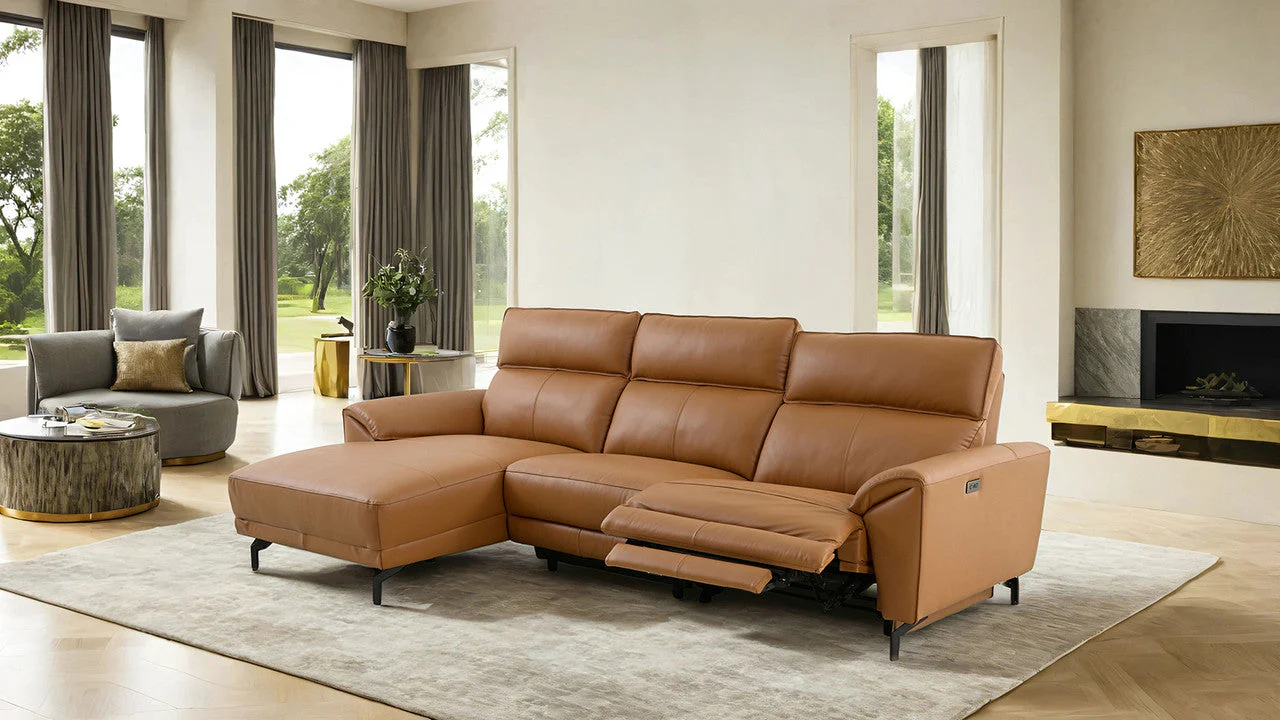 Themis Brown Clay Power Sectional - Image 2