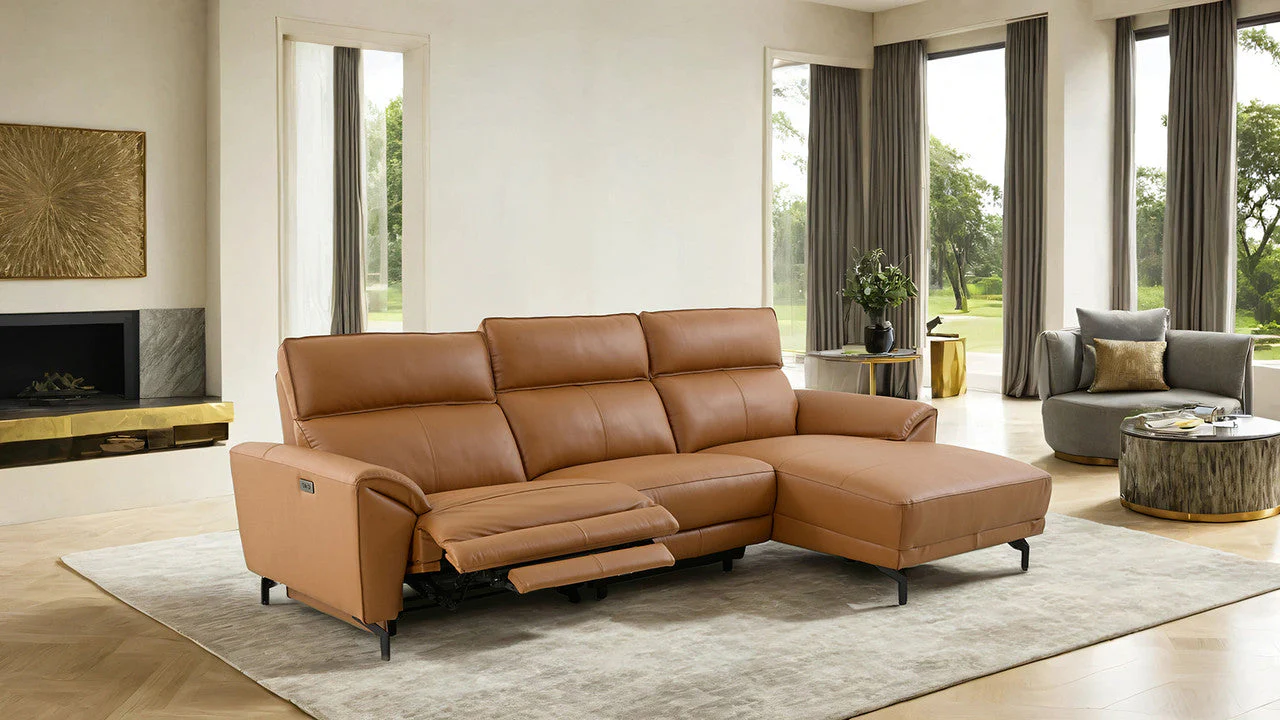 Themis Brown Clay Power Sectional - Image 2