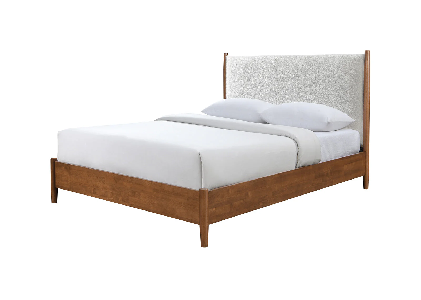 Thusis Walnut/Beige 5 Pc. Queen Bedroom Set w/ 2NS - Image 2
