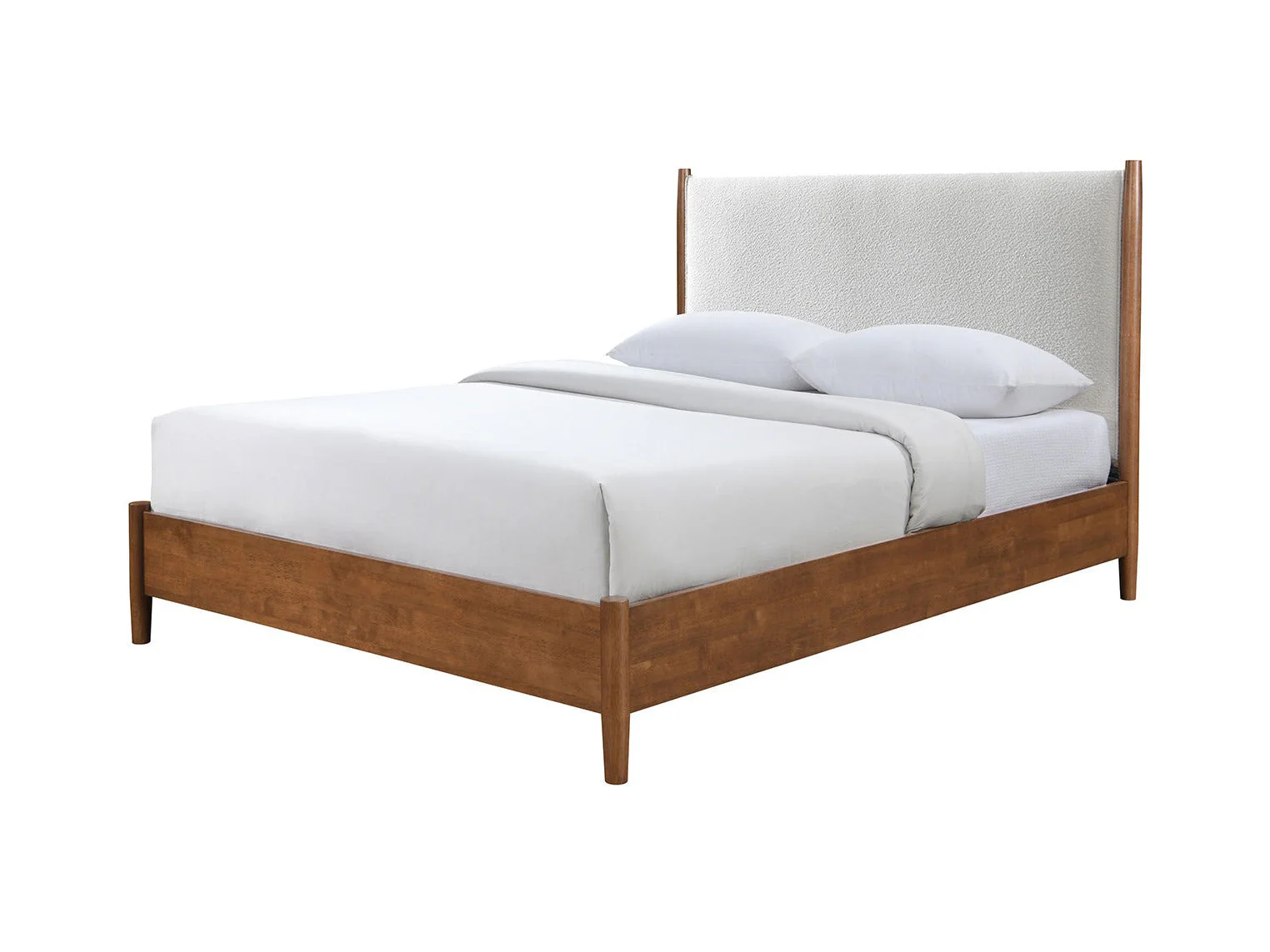 Thusis Walnut/Beige Full Bed