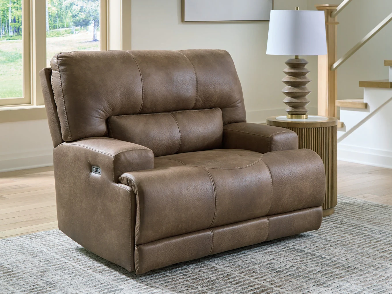 Time-Piece Power Recliner/Adjustable Headrest - Image 2