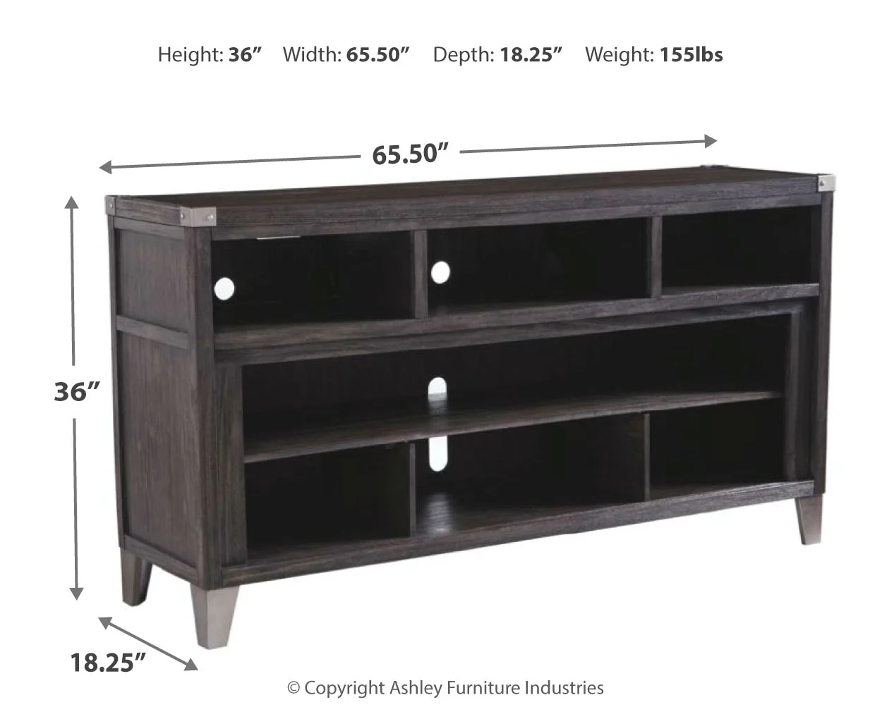 Todoe LG TV Stand w/Fireplace Option - Image 4