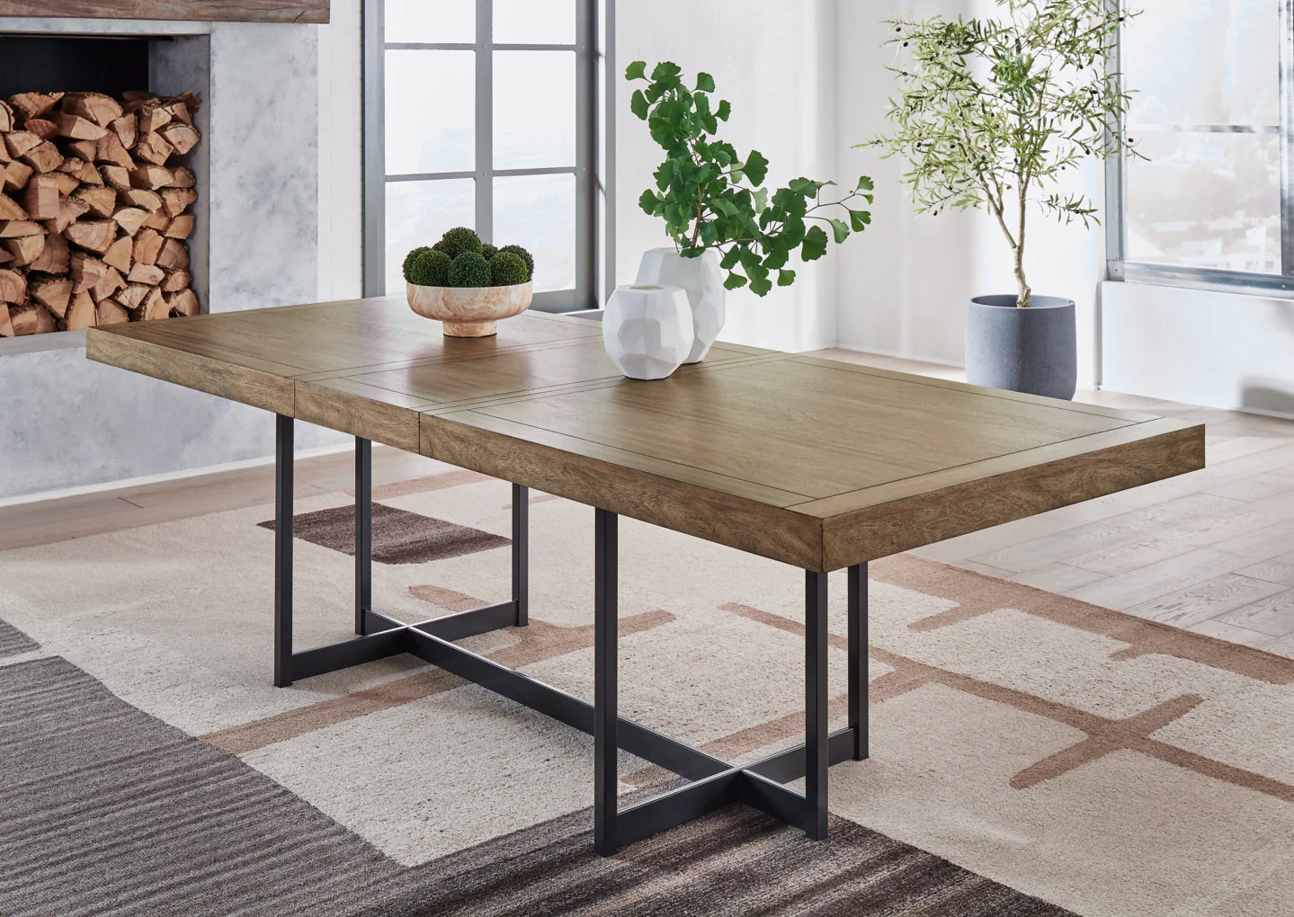 Tomtyn RECT Dining Room Extension Table - Image 2