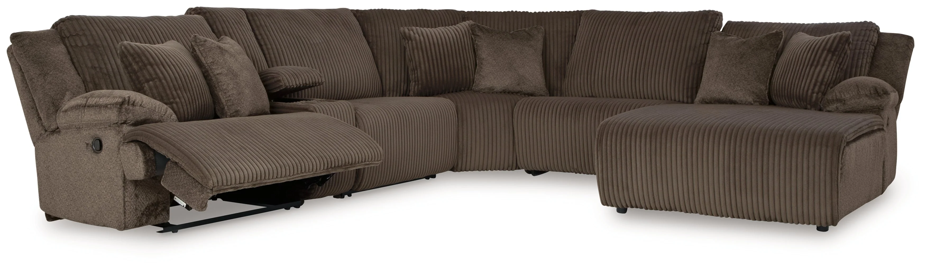 Top Tier 6-Piece Reclining Sectional with Chaise - Image 5